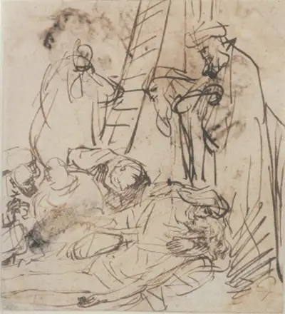 The Lamentation over the Dead Christ Rembrandt